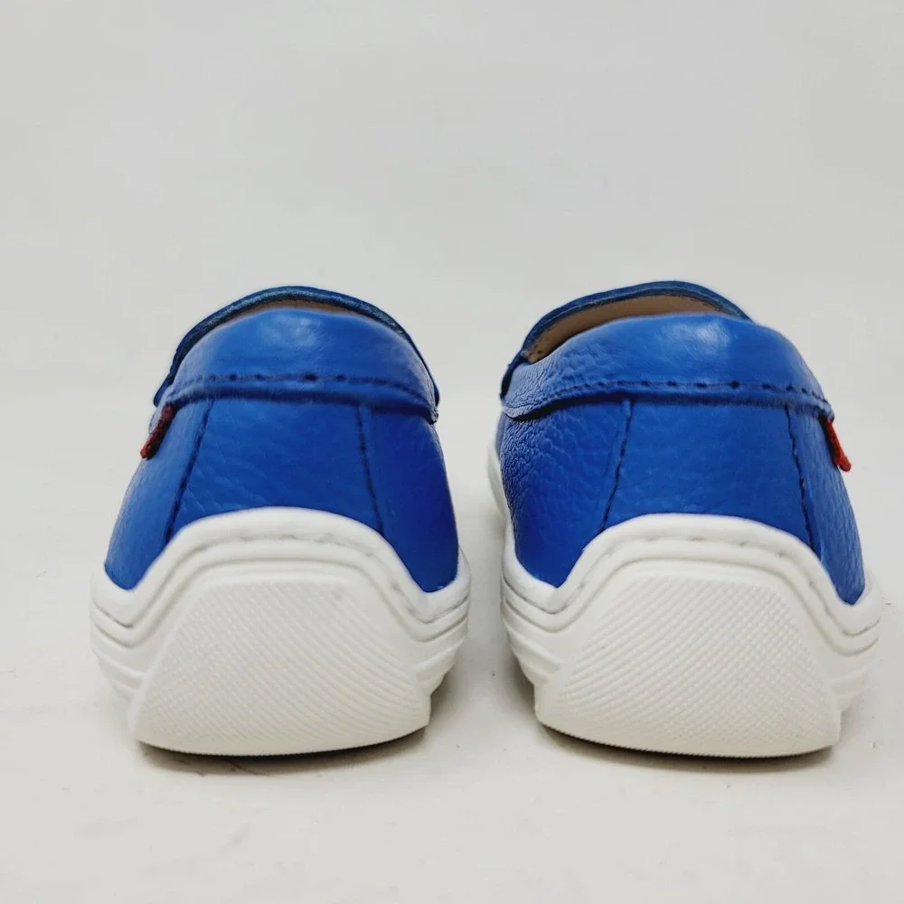 Marc Joseph NY boys Slip-On Shoes sz 11 Blue Nubuck